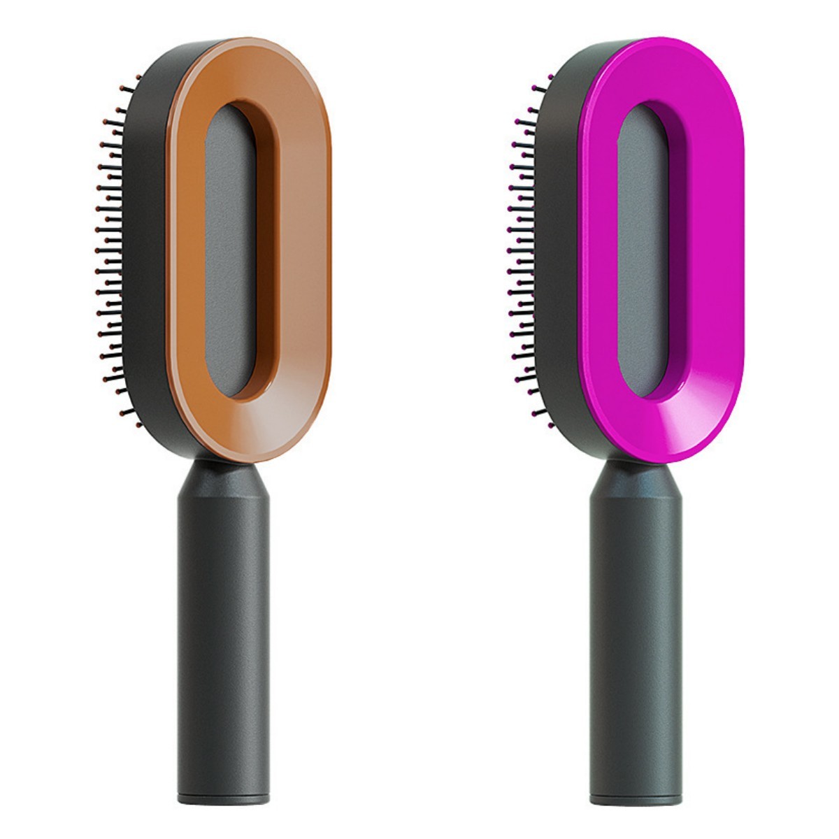 Self Cleaning Hair Brush; Massage Scalp Comb; Anti-Static Hairbrush