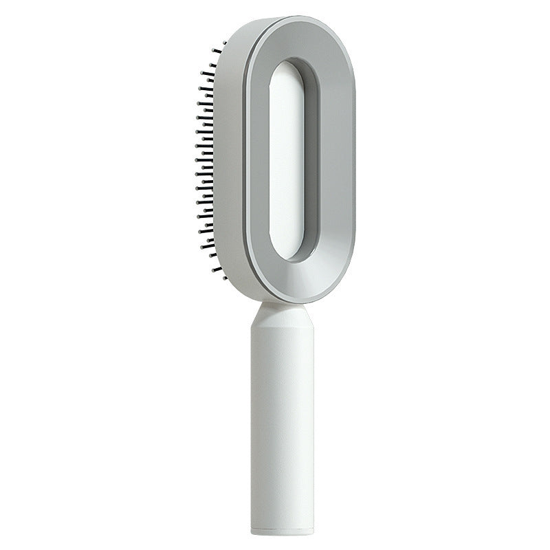 Self Cleaning Hair Brush; Massage Scalp Comb; Anti-Static Hairbrush