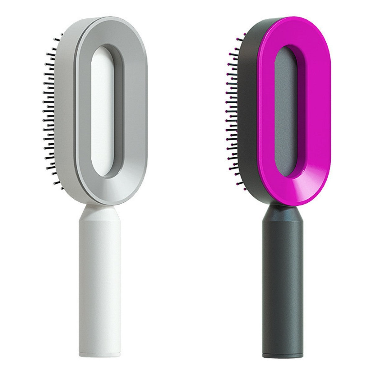 Self Cleaning Hair Brush; Massage Scalp Comb; Anti-Static Hairbrush