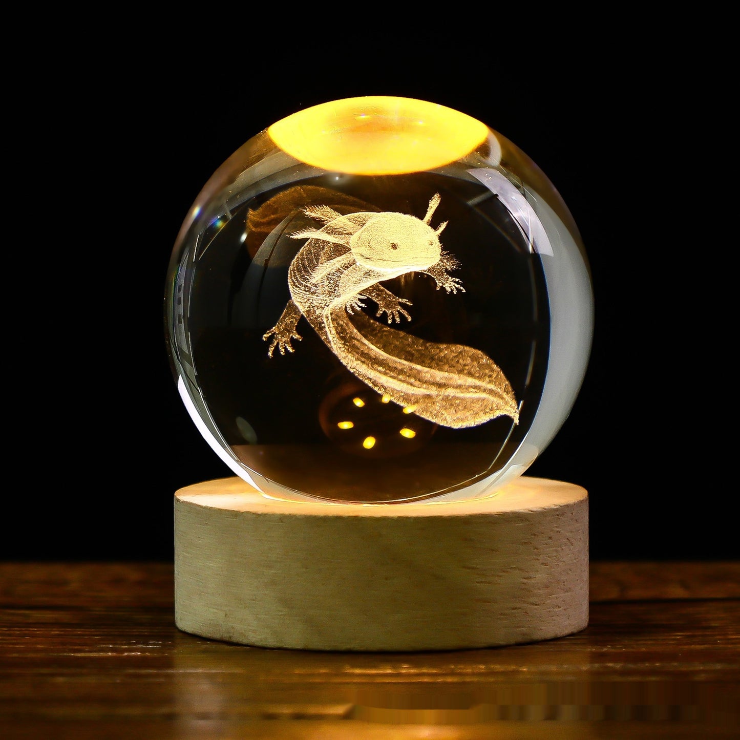 Luminous Starry Sky, Planets, Moon Crystal Ball Small Night Lamp Projection Ambience Light
