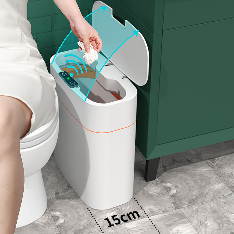 Smart Trash Bin With Automatic Lid For Home