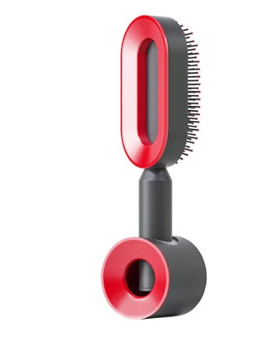 Self Cleaning Hair Brush; Massage Scalp Comb; Anti-Static Hairbrush
