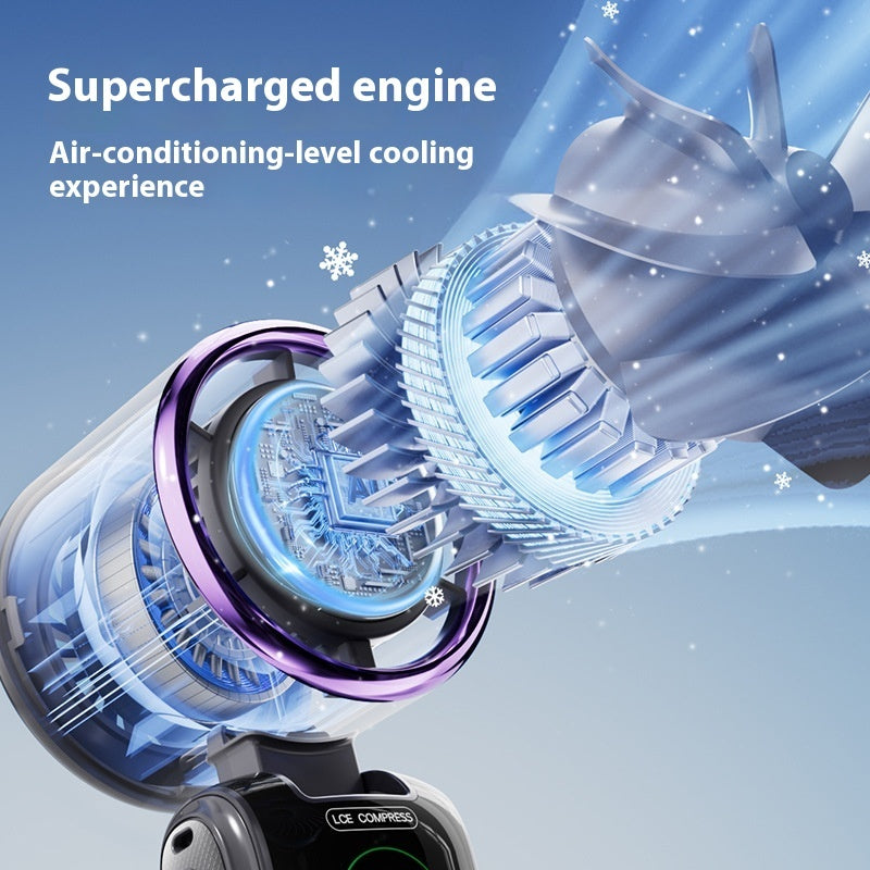 New 2025 High-Speed Handheld Fan, Speed Adjustable, Portable Folding Mini Fan