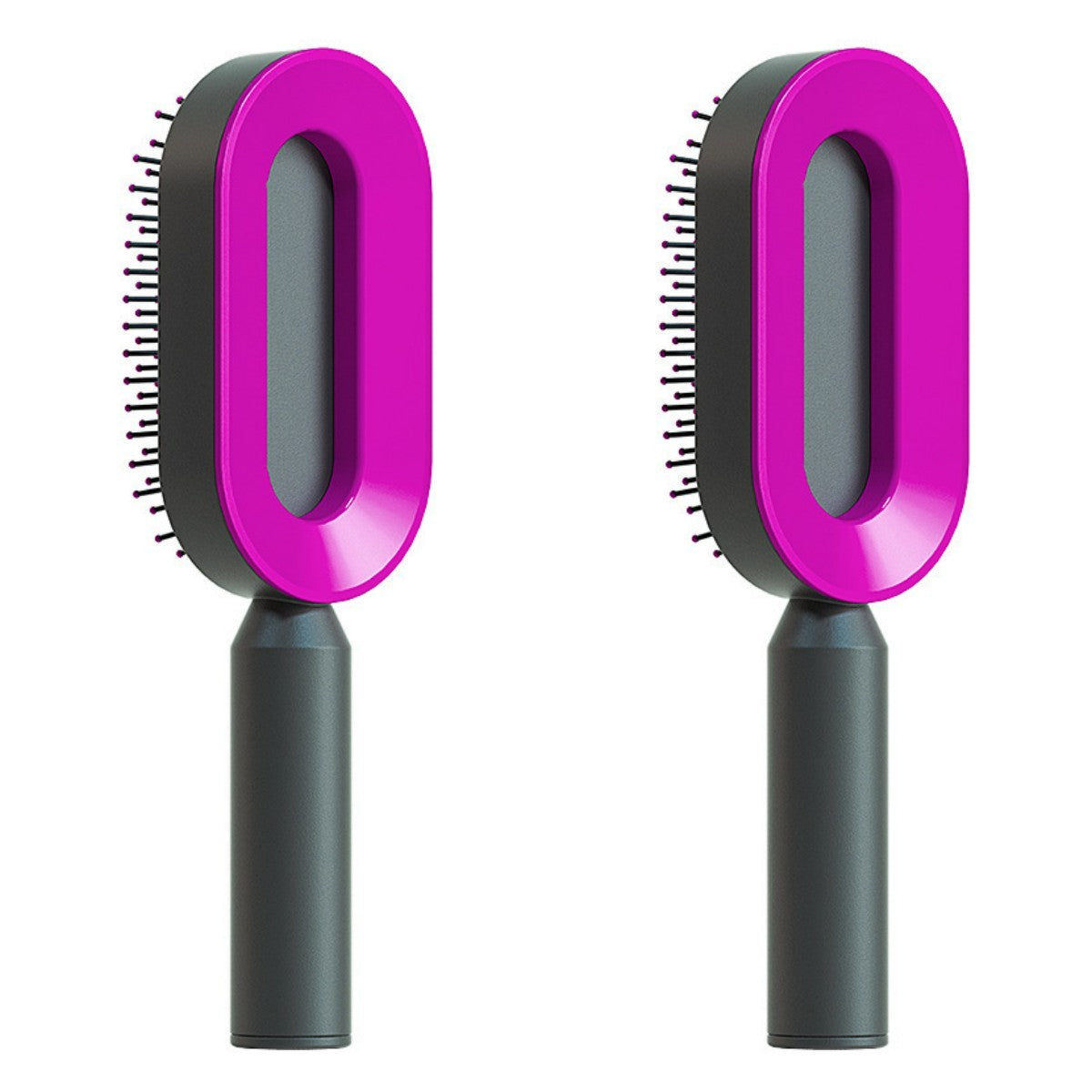 Self Cleaning Hair Brush; Massage Scalp Comb; Anti-Static Hairbrush