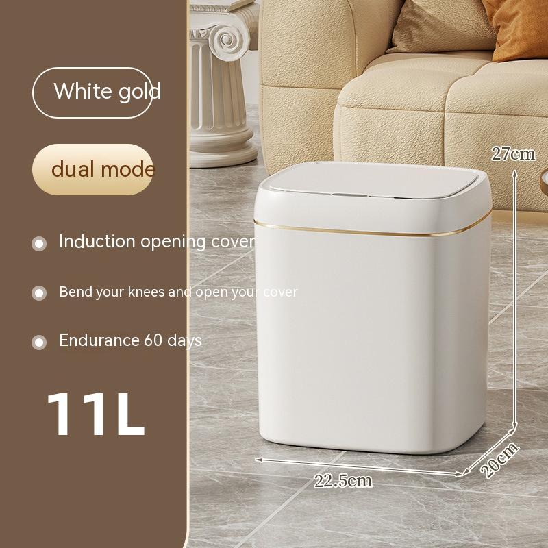 Smart Trash Bin With Automatic Lid For Home