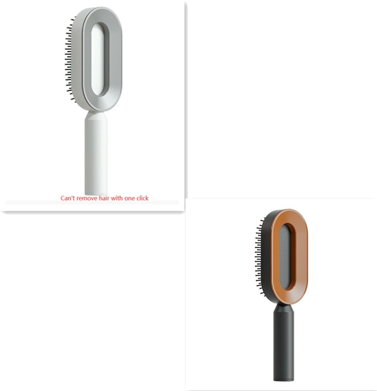 Self Cleaning Hair Brush; Massage Scalp Comb; Anti-Static Hairbrush