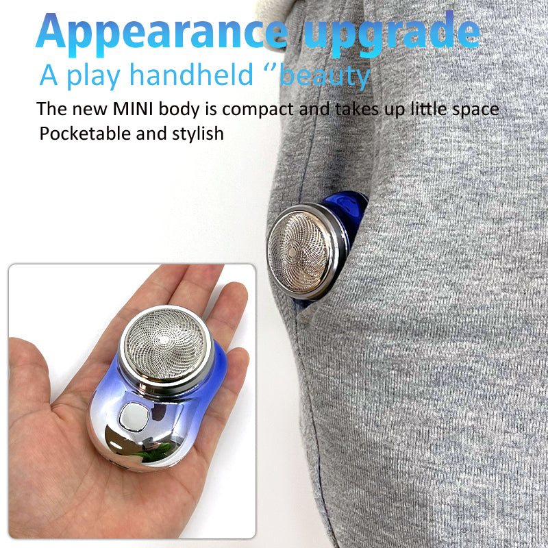 Mini Cordless Electric Wet & Dry Shaver - USD Rechargeable