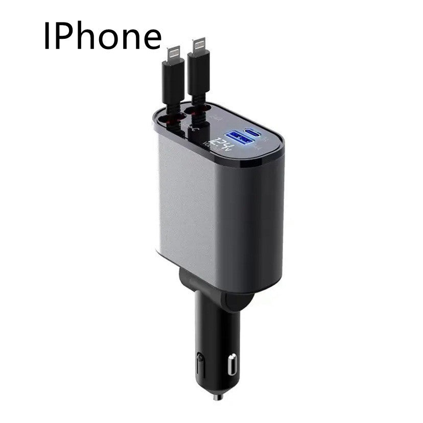 Car Charger 100W Super Fast Charging Car Cigarette Lighter Plug