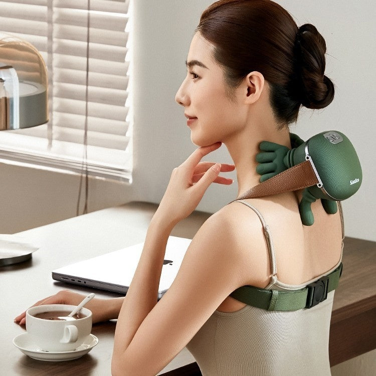 Neck And Shoulder Massager Wireless Kneading Massage Pain Relief Relaxation