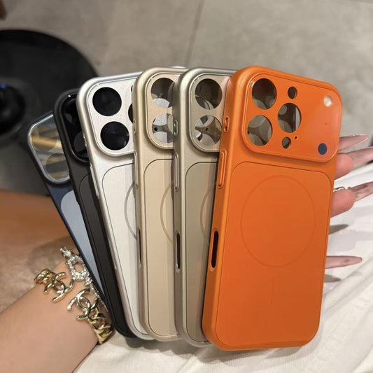 Latest 2026 iPhone Case - Matte, Magnetic, Solid Colors, Anti-Slip