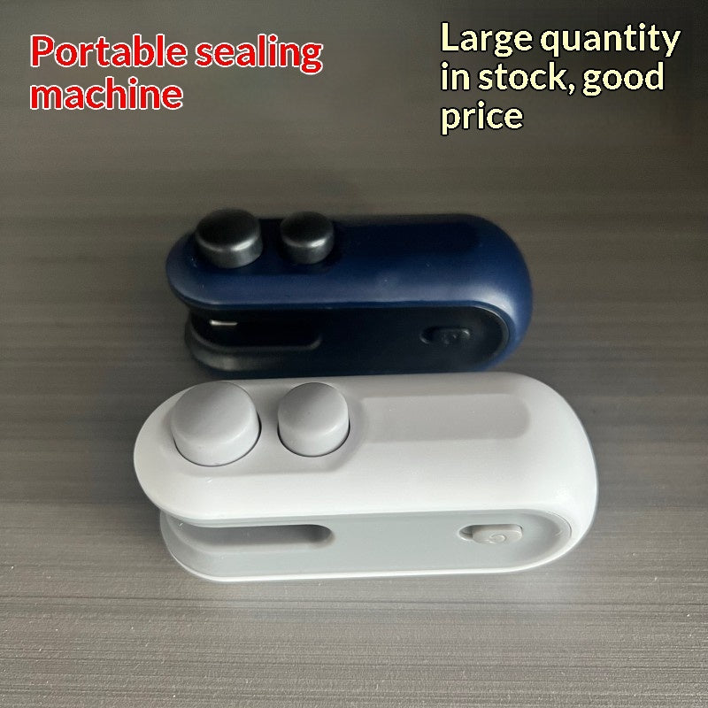 Portable Mini 2-in-1 Heat Sealer - Retain Freshness for Snacks, Food, Plastic Bags, Packets