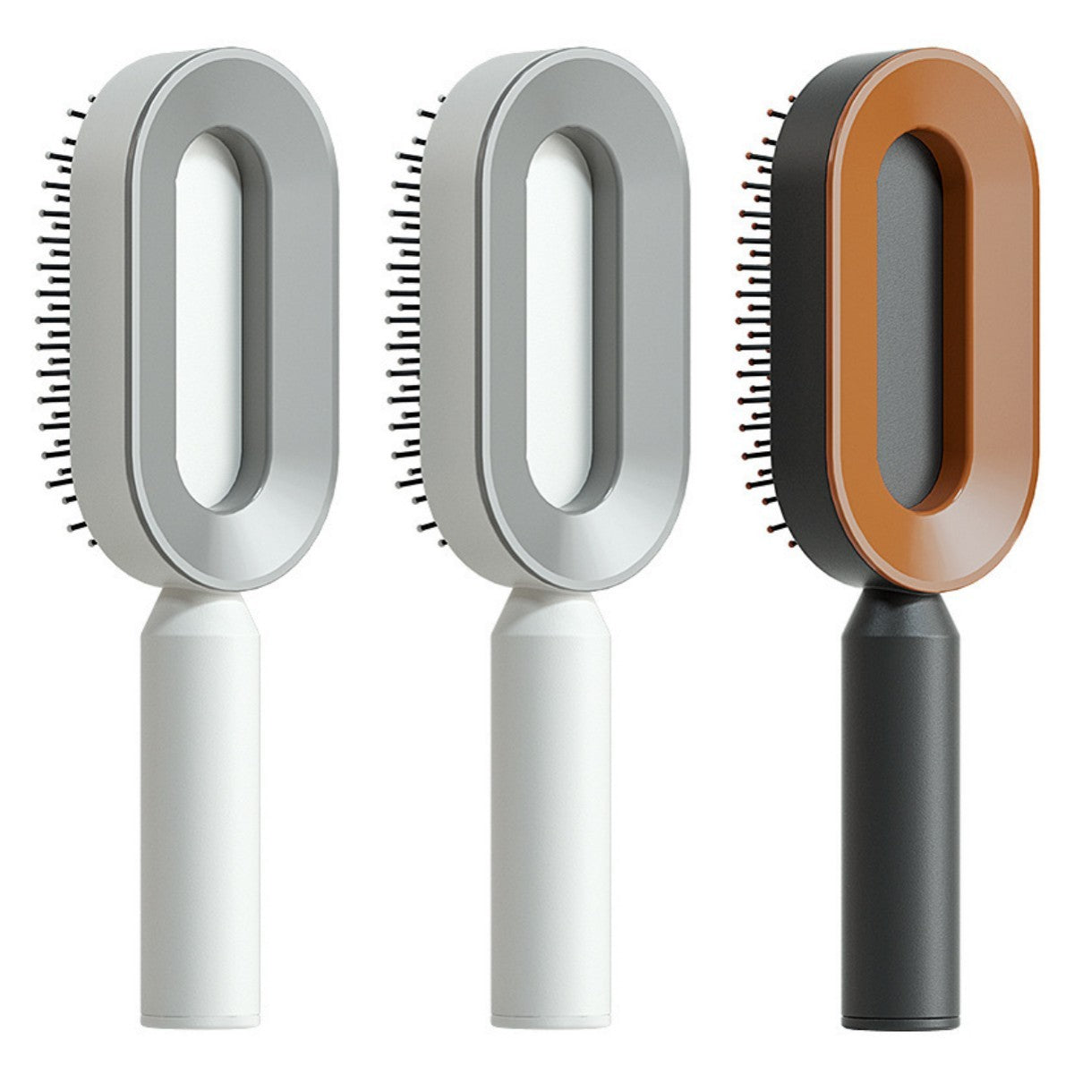 Self Cleaning Hair Brush; Massage Scalp Comb; Anti-Static Hairbrush