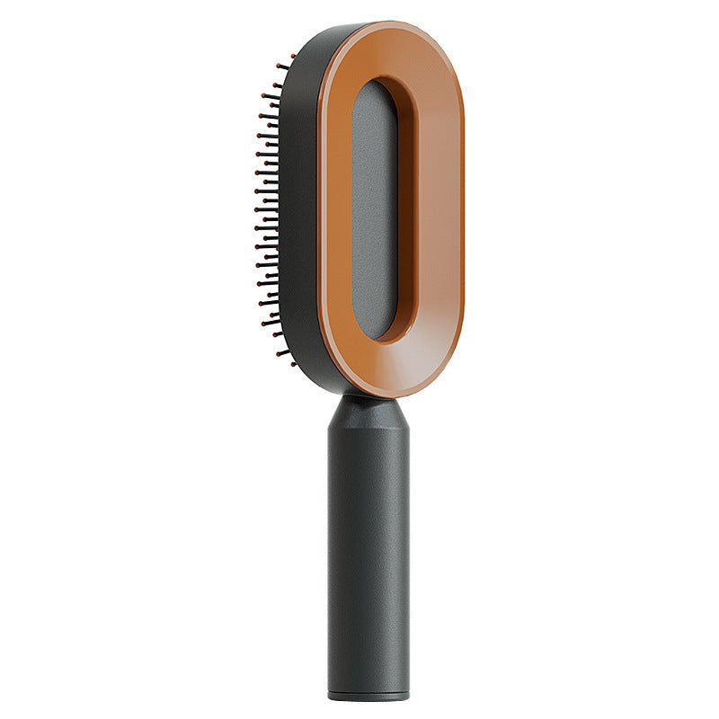 Self Cleaning Hair Brush; Massage Scalp Comb; Anti-Static Hairbrush