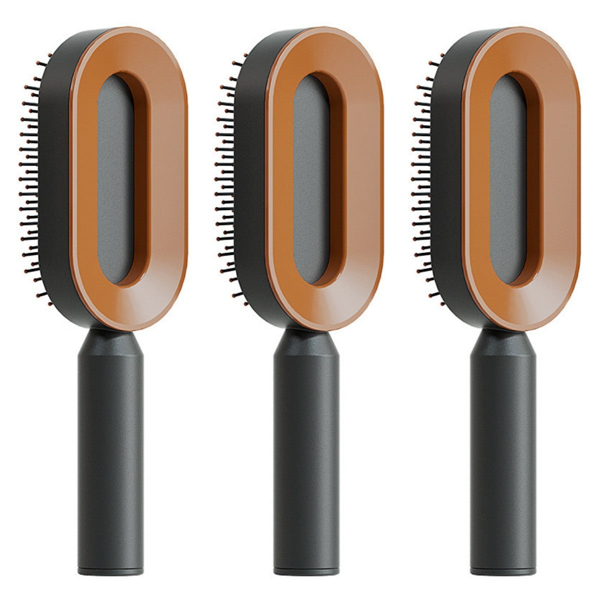Self Cleaning Hair Brush; Massage Scalp Comb; Anti-Static Hairbrush