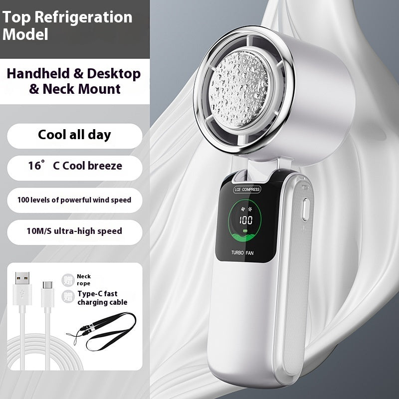 New 2025 High-Speed Handheld Fan, Speed Adjustable, Portable Folding Mini Fan