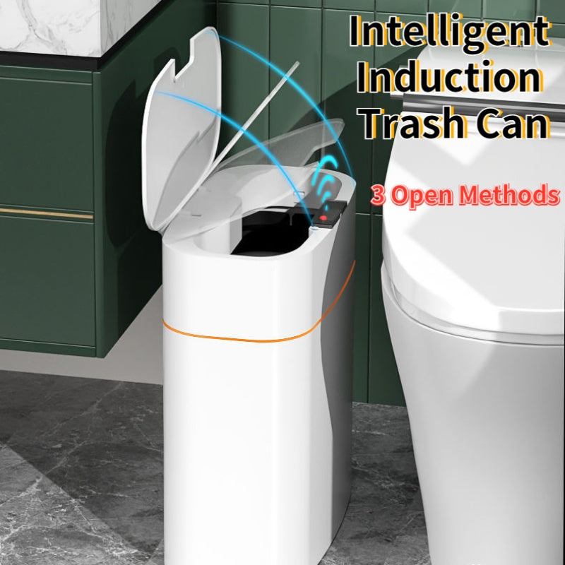 Smart Trash Bin With Automatic Lid For Home